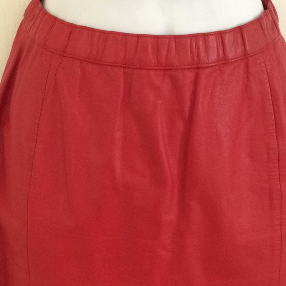 Leather skirt